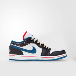 Air Jordan 1 Low SE Black Industrial Blue Air Jordan 1 Sneaker