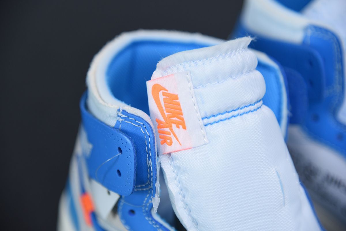 Air Jordan 1 Retro High Off-White University Blue Off-White Sneaker