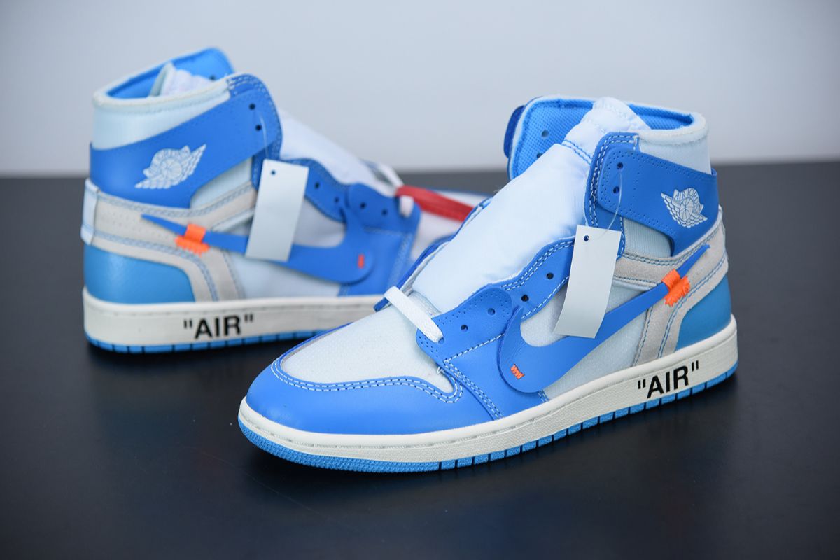 Air Jordan 1 Retro High Off-White University Blue Off-White Sneaker