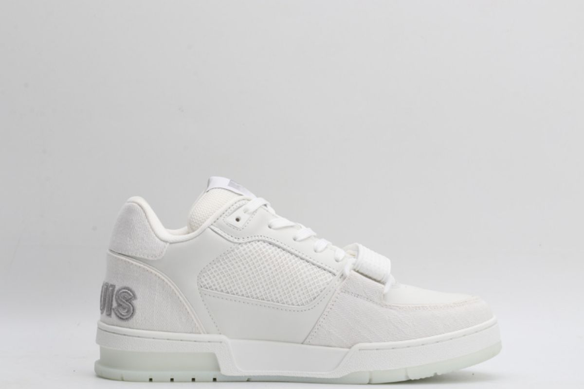 Louis Vuitton LV Trainer White Signature LV Trainer Sneaker