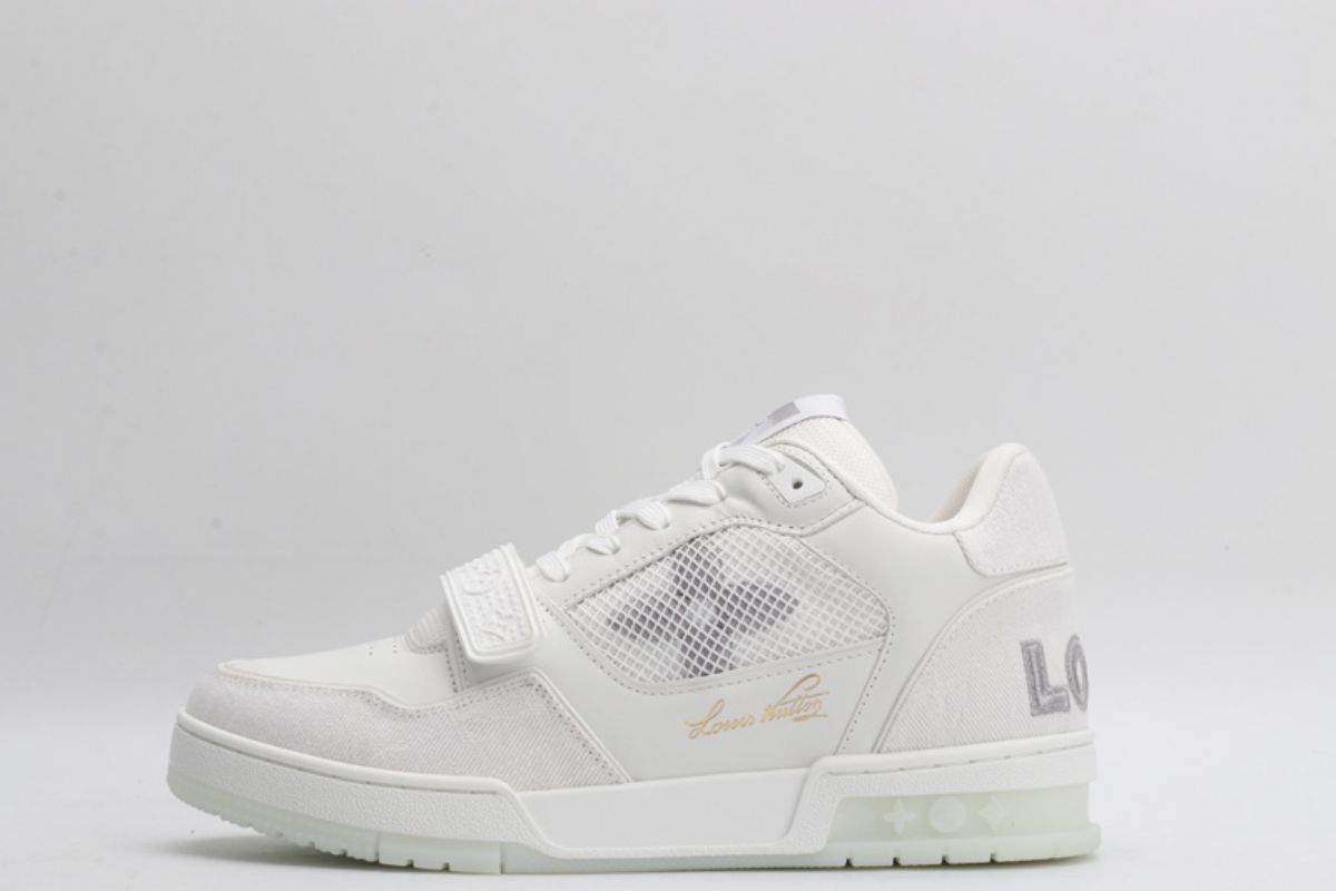 Louis Vuitton LV Trainer White Signature LV Trainer Sneaker