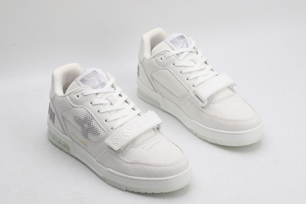 Louis Vuitton LV Trainer White Signature LV Trainer Sneaker