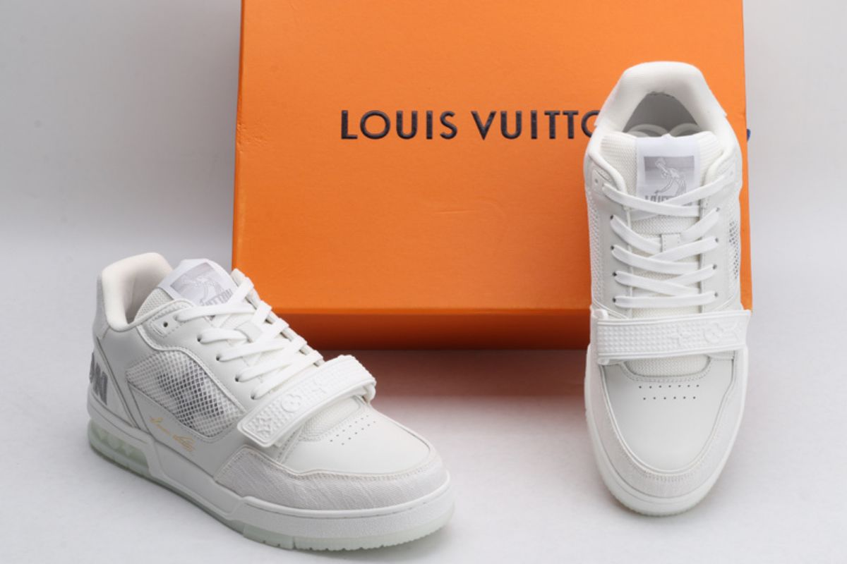Louis Vuitton LV Trainer White Signature LV Trainer Sneaker